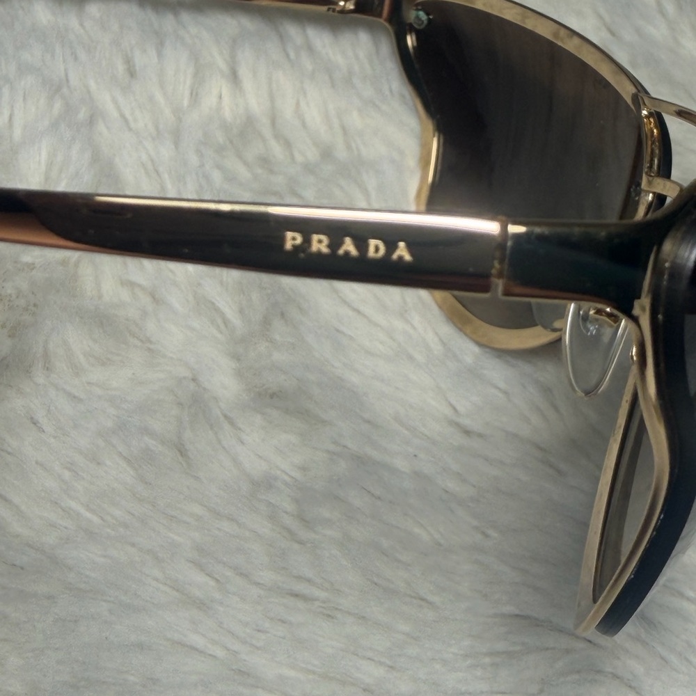 Prada Stylish Gold and Black Sunglasses - Picture 11 of 14